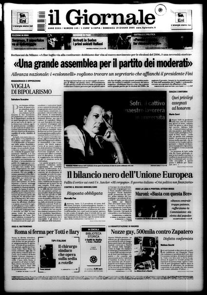 Il giornale : quotidiano del mattino